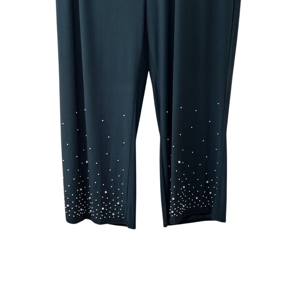 (NWT) Antthony Originals:  2-Piece Pull on Wide Leg Pant Set, Size 2X, Evergreen - Picture 7 of 12